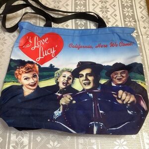 I Love Lucy Tote California Here We Come Lucy Ethel Fred and Ricky